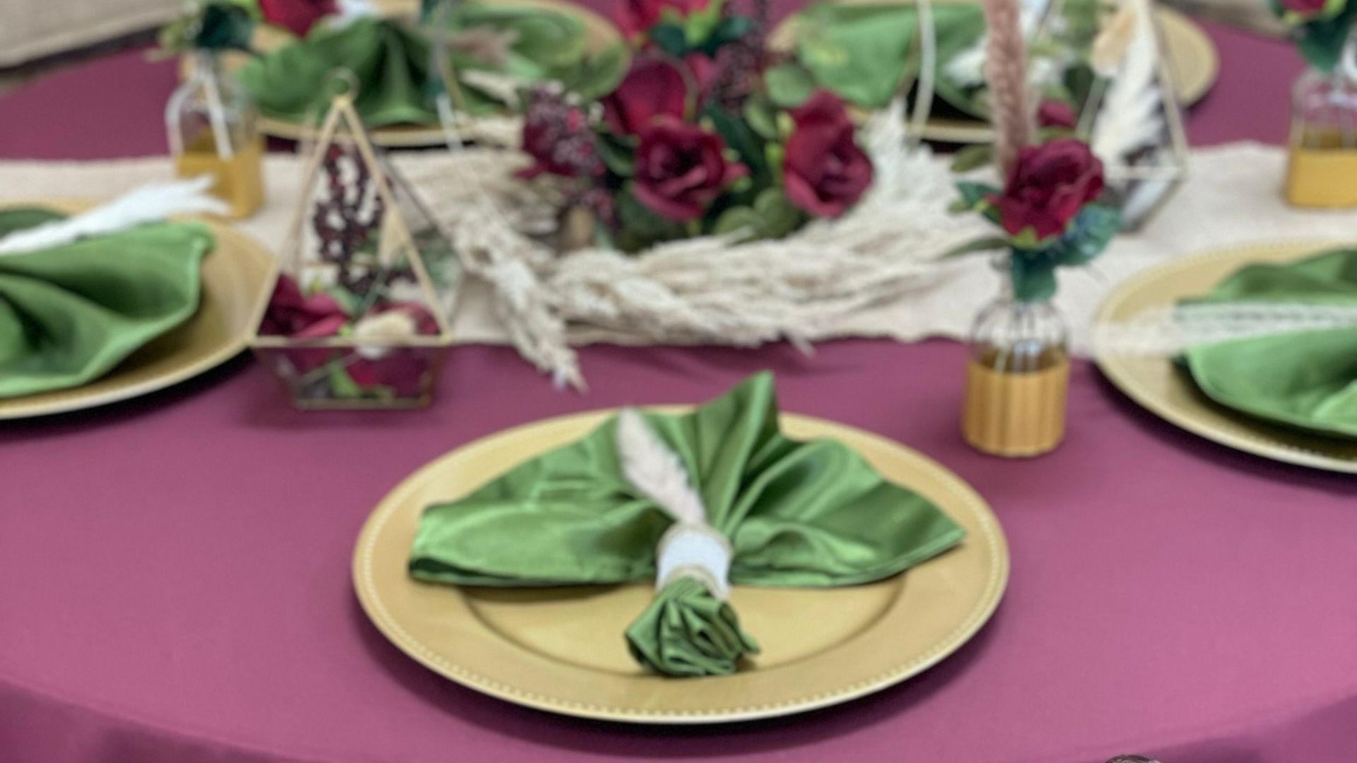 sweetheart table eucalyptus and sage green with wooden accents wedding reception